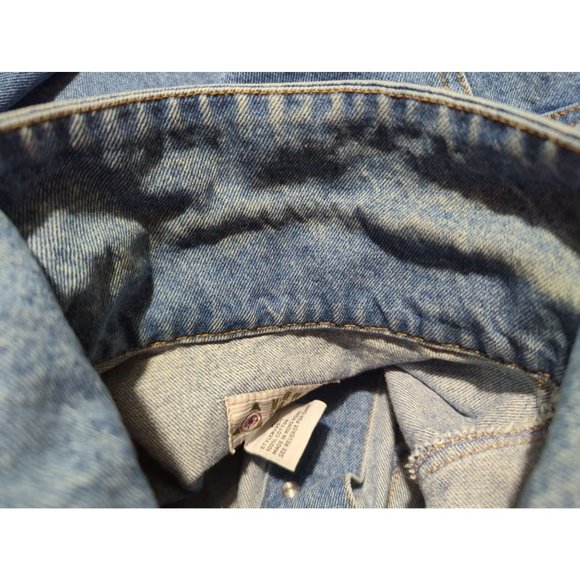 Vintage Midwest Traders mens long sleeve 4 pocket denim jacket sz XL - Picture 9 of 9
